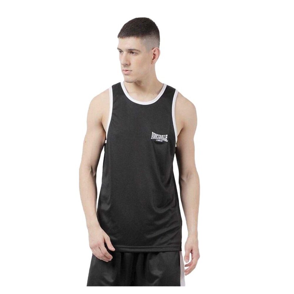 Lonsdale Mens Boxing Vest / Black